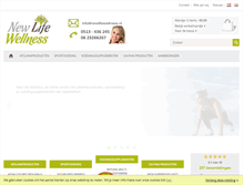 Tablet Screenshot of newlifewellness.nl